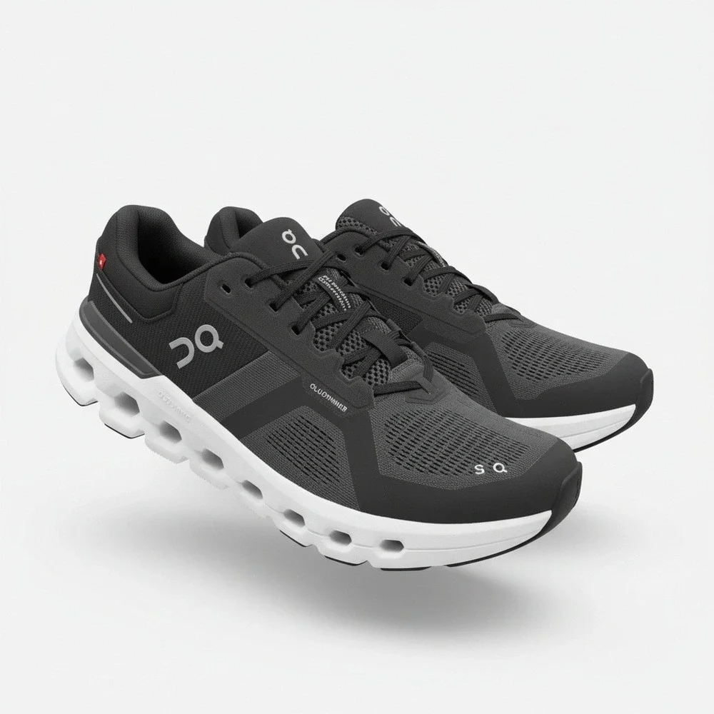 On Cloudrunner 2 Mens 11.5 Eclipse Black‎ Running Shoes Sneakers 3ME10140264 NEW